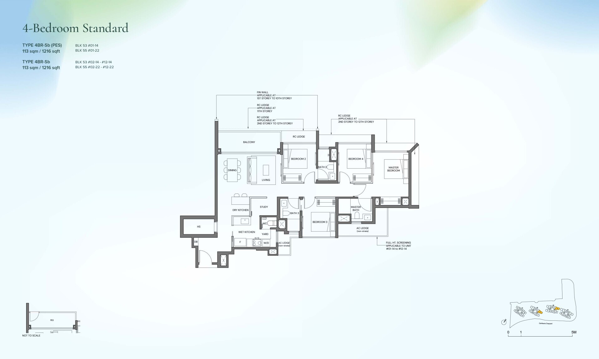 Canberra Crescent Residences floorplan
